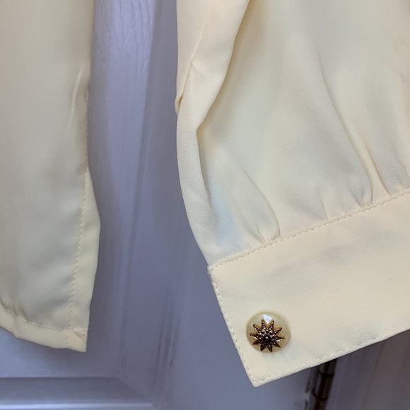 Gorgeous Vintage Tailored Yellow Button Sleeve large - Picture 7 of 14